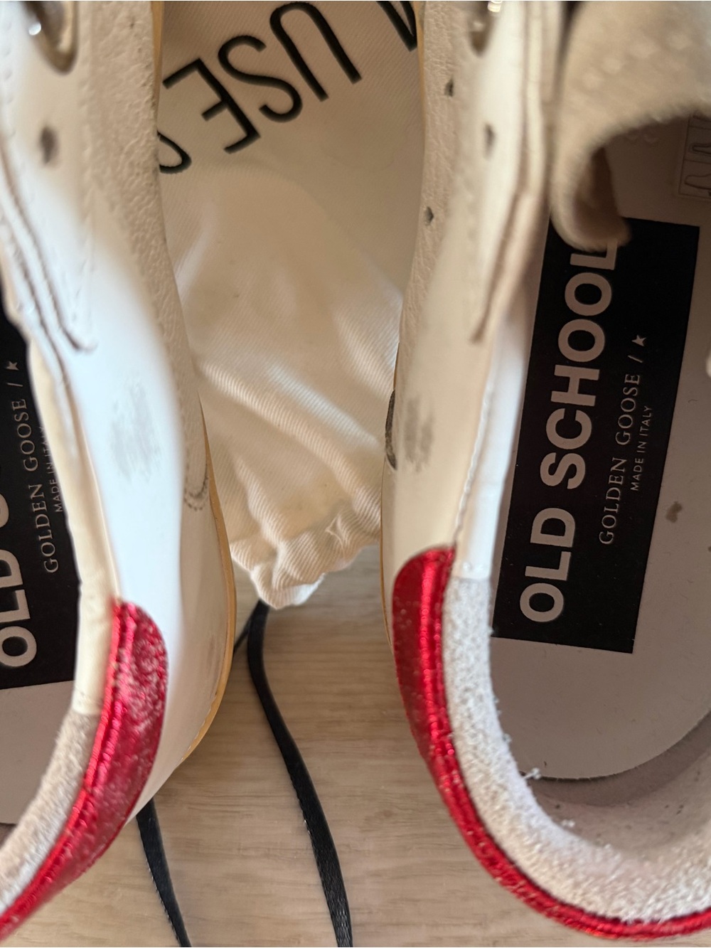 Golden Goose Deluxe Brand Old School Lace-Up Sneakers - Picture 6 of 7